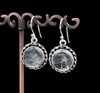 Sterling Silver Tourmalated Quartz Earrings