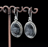 Sterling Silver Tourmalated Quartz Earrings