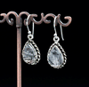Sterling Silver Tourmalated Quartz Earrings
