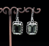 Sterling Silver Green Amethyst Earrings