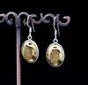 Sterling Silver Titanium Coated Druzy Agate Earrings