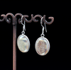 Sterling Silver Titianium Coated Druzy Agate Earrings