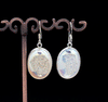 Sterling Silver Titanium Coated Druzy Agate Earrings