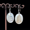 Sterling Silver Titanium Coated Druzy Agate Earrings
