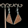 Sterling Silver Titanium Coated Druzy Agate Earrings