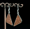 Sterling Silver Titanium Coated Druzy Agate Earrings