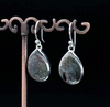 Sterling Silver Matrix Opal Earrings