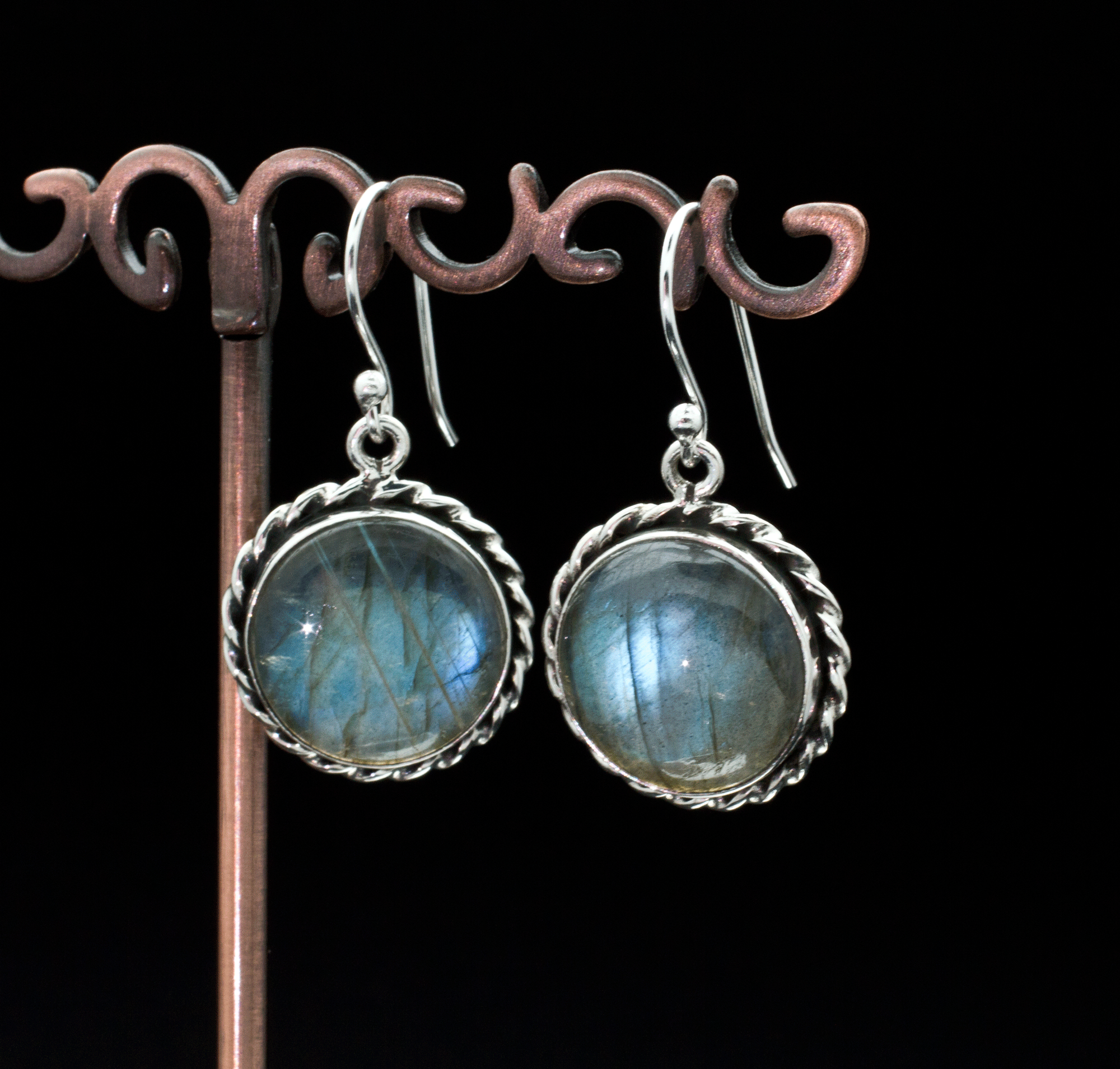 Sterling Silver Labradorite Earrings