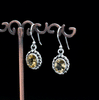 Sterling Silver Faceted Citrine Earrings