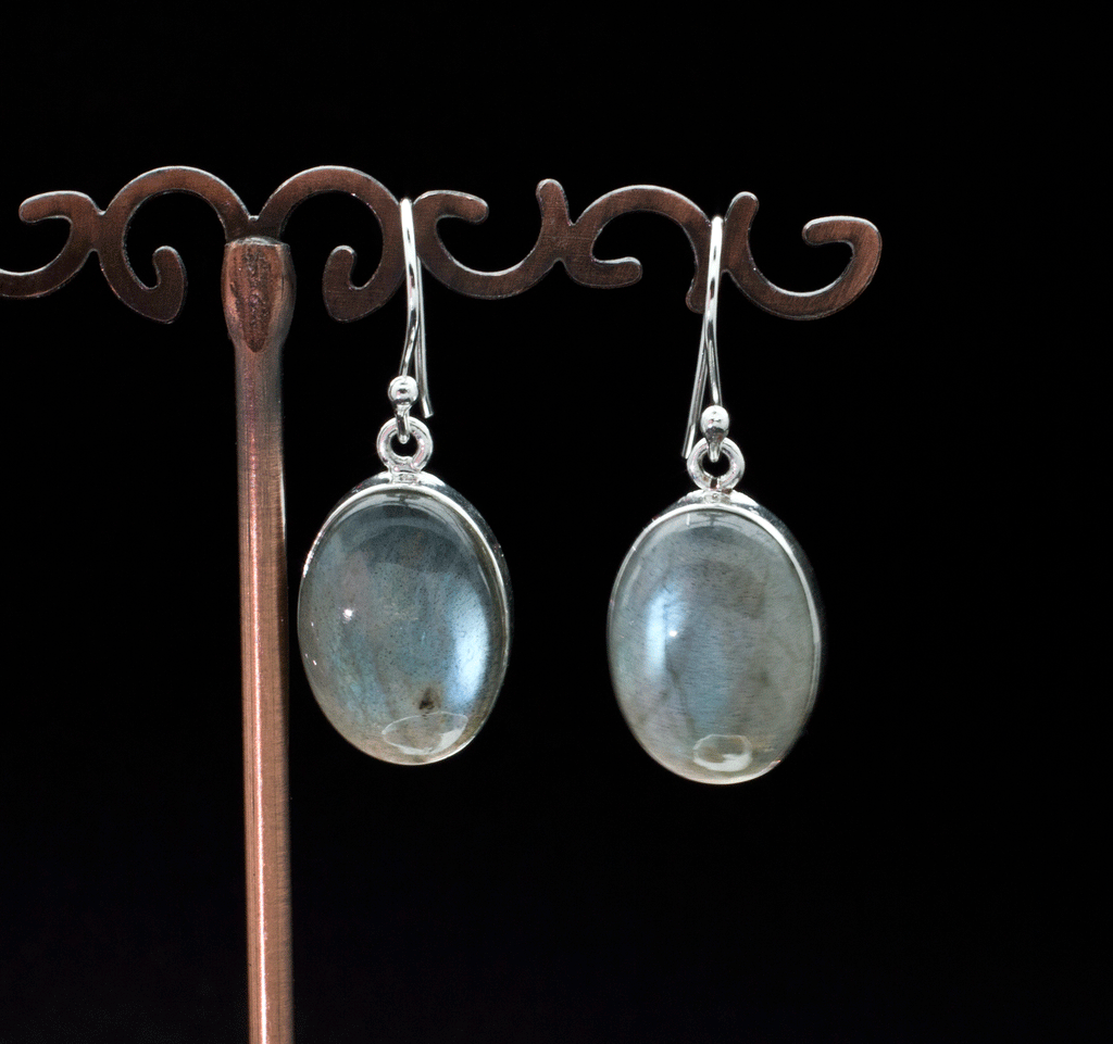 Sterling Silver Labradorite Earrings