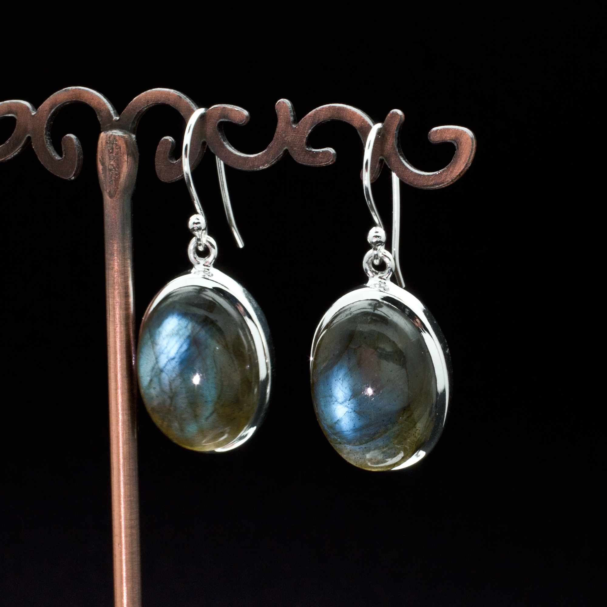 Sterling Silver Labradorite Earrings