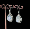 Sterling Silver Moonstone Earrings