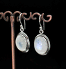 Sterling Silver Moonstone Earrings