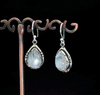 Sterling Silver Moonstone Earrings