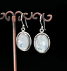 Sterling Silver Moonstone Earrings