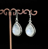 Sterling Silver Moonstone Earrings