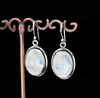 Sterling Silver Moonstone Earrings