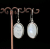 Sterling Silver Moonstone Earrings