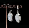 Sterling Silver Moonstone Earrings