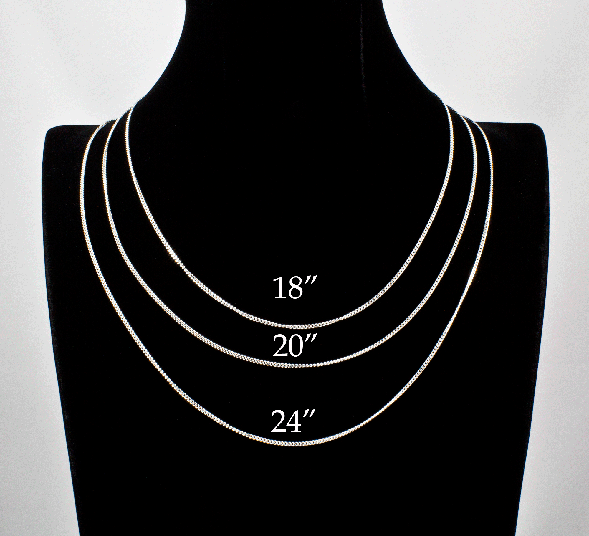 Sterling Silver Curb Chain 1.5mm