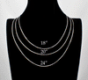 Sterling Silver Curb Chain 1.5mm