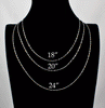 Sterling Silver Twisted Serpentine Chain