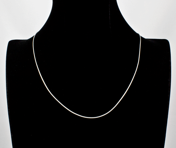 Sterling Silver Adjustable Franco Chain