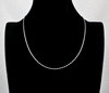Sterling Silver Adjustable Rope Chain