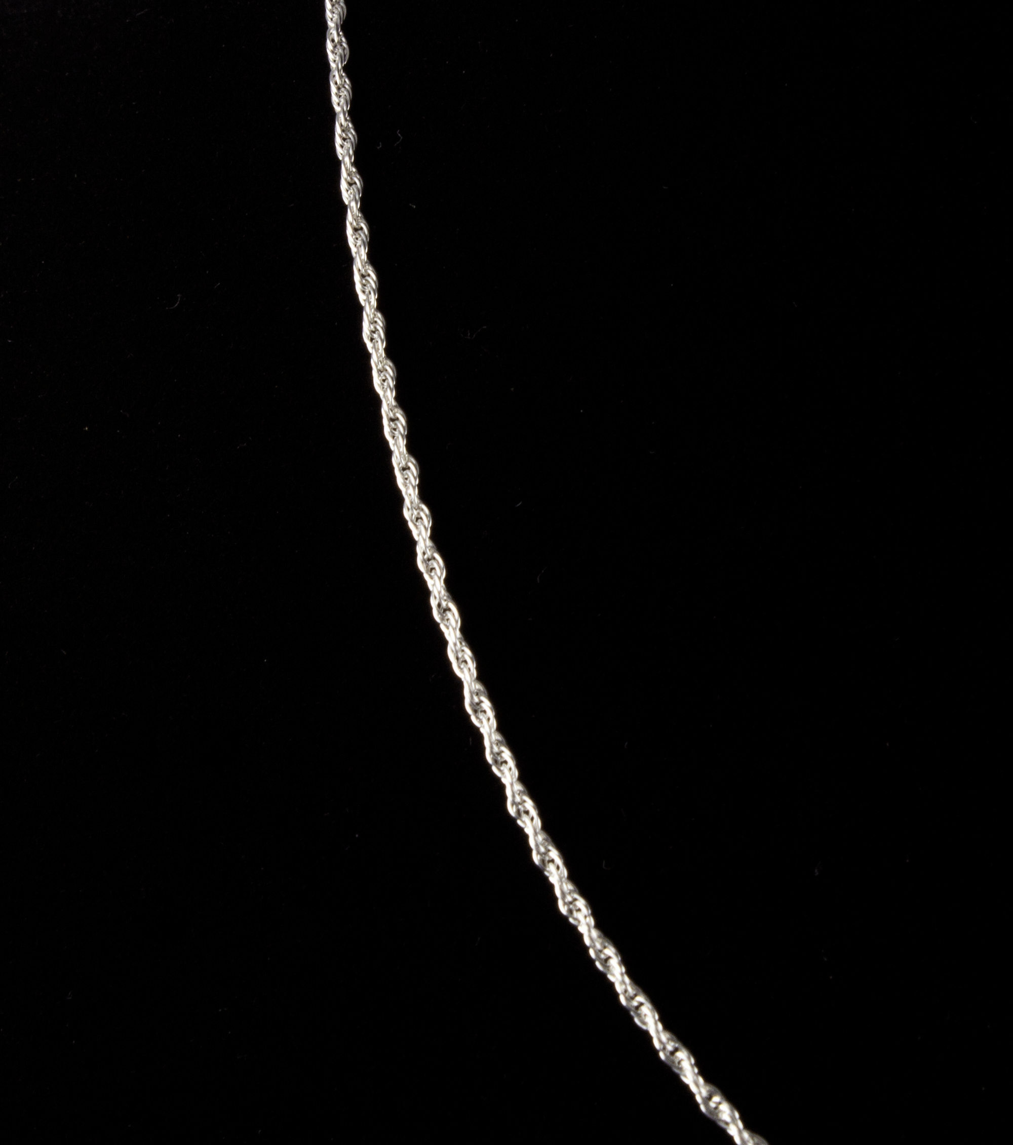 Sterling Silver Adjustable Rope Chain