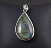 Steel Labradorite Pendant