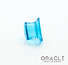 Sapphire Blue Quartz Mayan Style Flare Plugs