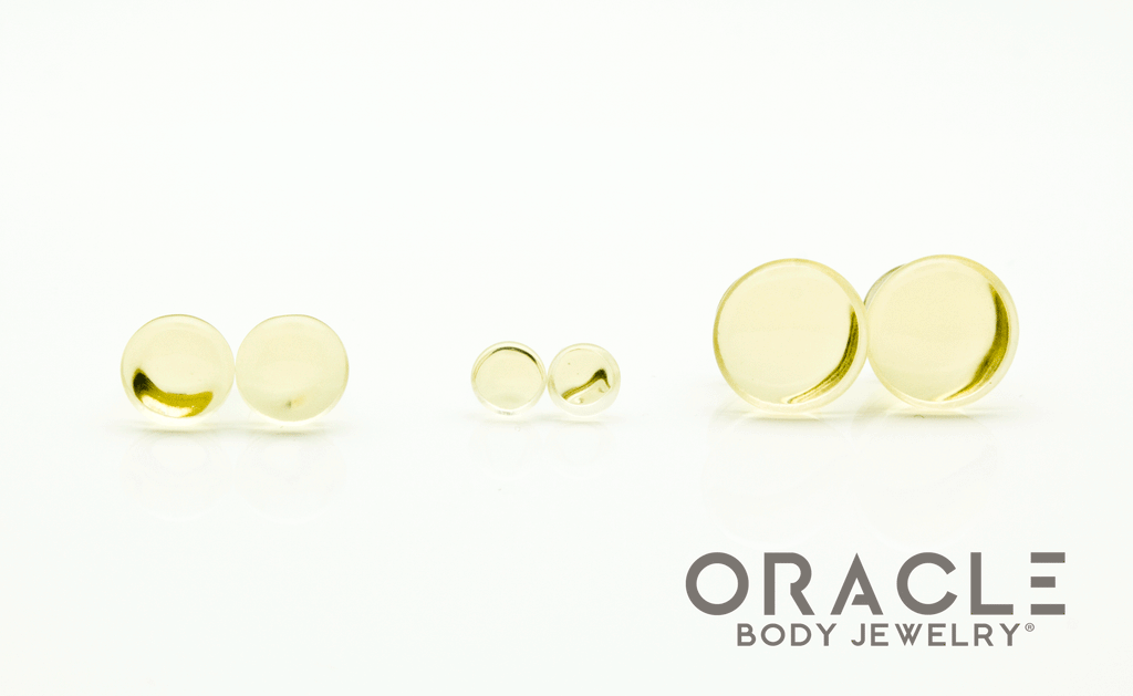 Lemon Quartz Single Flare Plugs