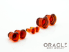 Dark Amber Quartz Single Flare Plugs