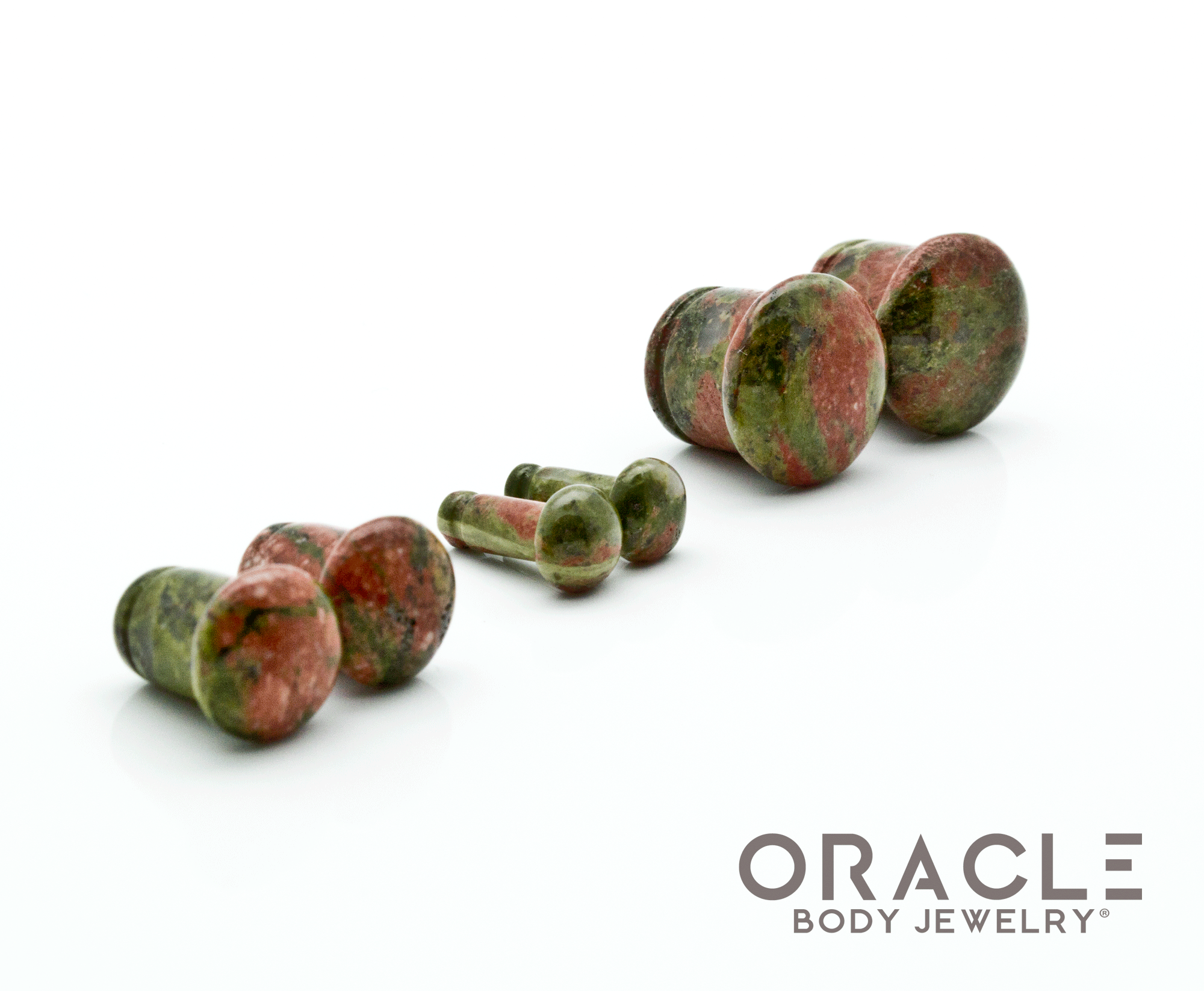 Unakite Single Flare Plugs