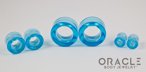 Sapphire Blue Quartz Eyelets / Tunnels