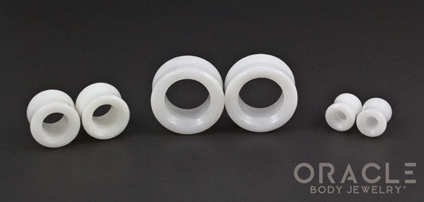 White Onyx Eyelets / Tunnels