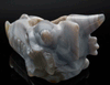 Druzy Agate Carved Dragon