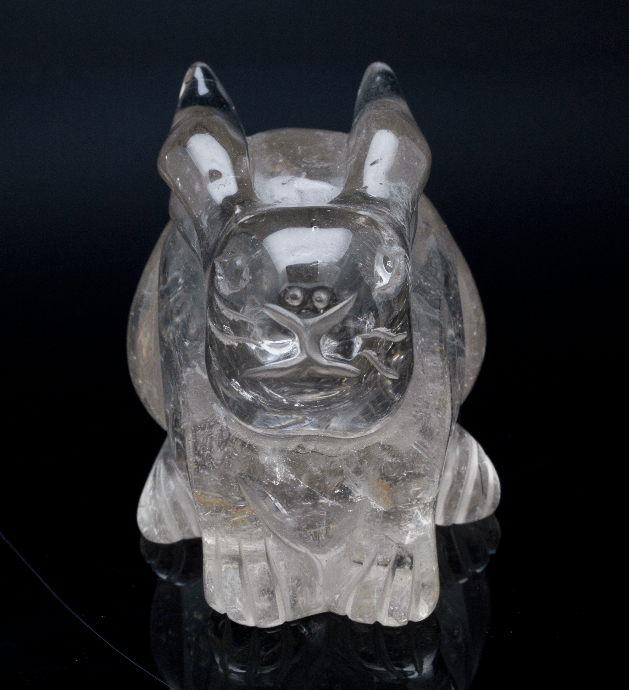 Quartz Bunny Rabbit Carving