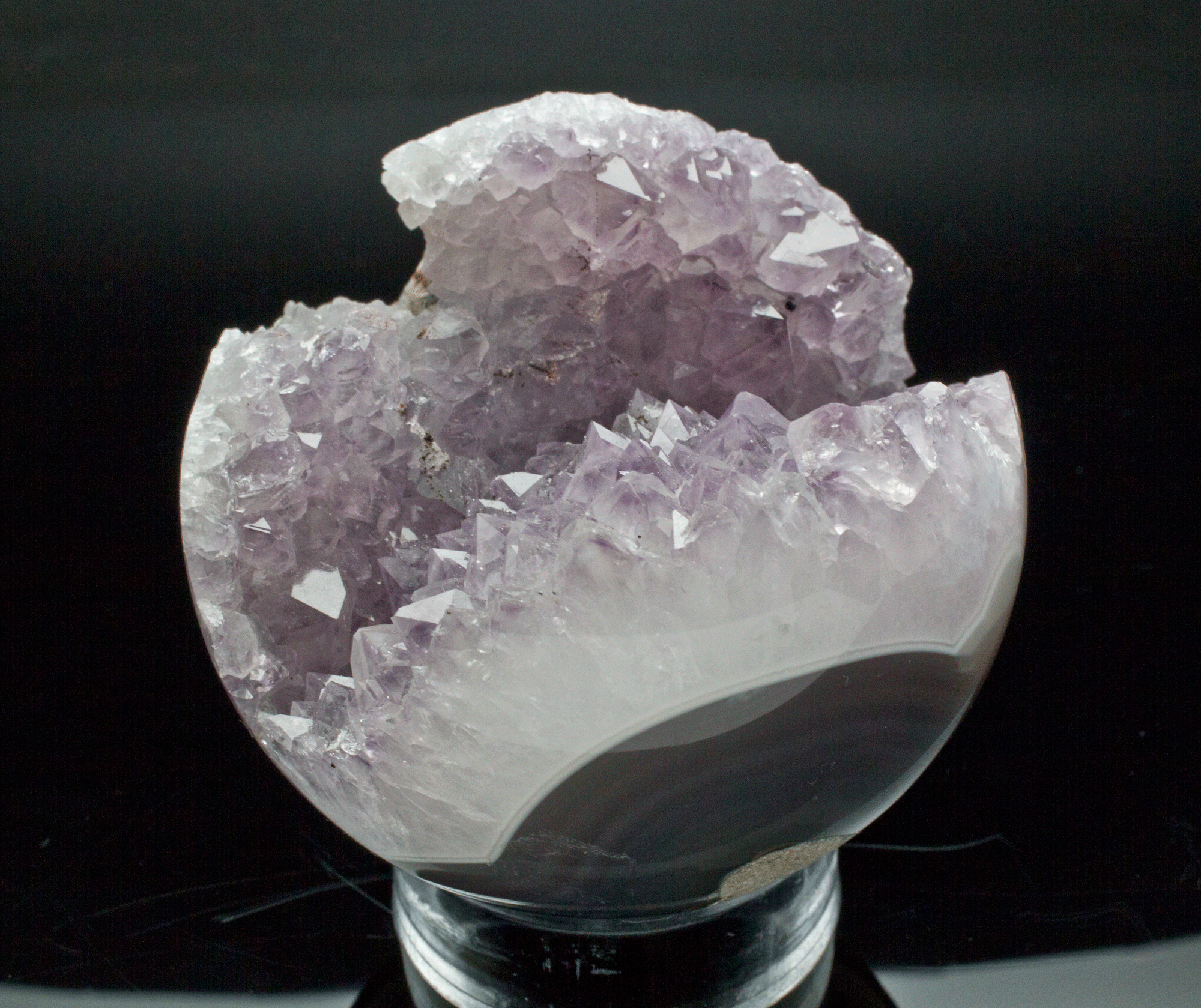 Agate and Amethyst Sphere 75mm