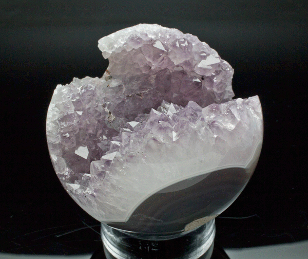 Agate and Amethyst Sphere 75mm