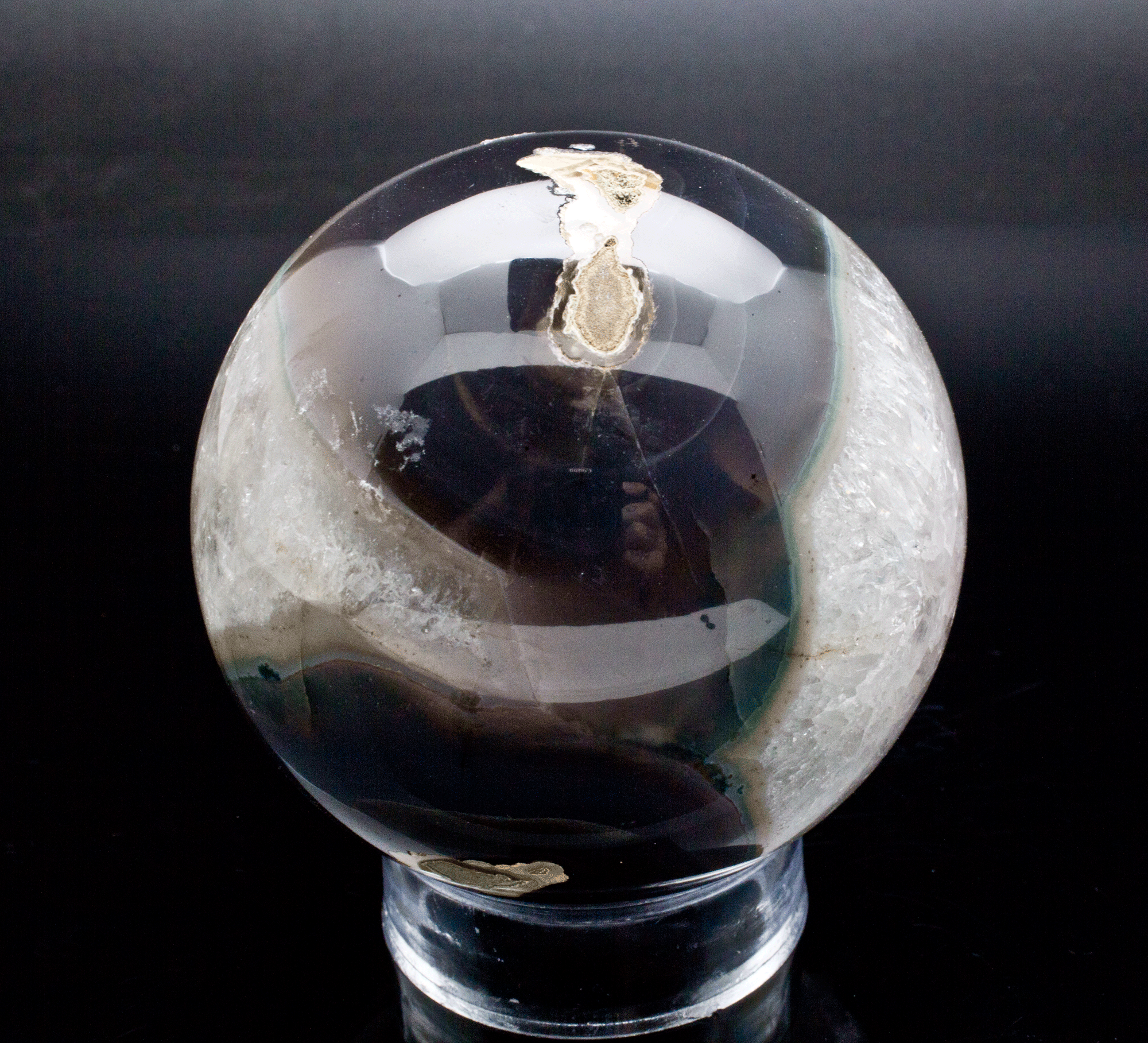Agate and Amethyst Sphere 75mm