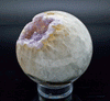 Quartz and Amethyst Sphere 90mm