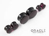 Dark Purple Quartz Double Flare Plugs