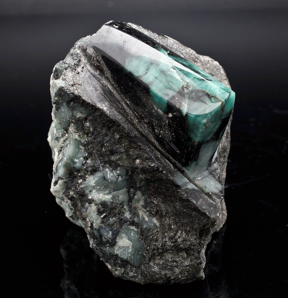 Emerald on Natural Matrix Specimen