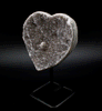 Amethyst Heart on Stand