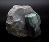 Carved Emerald on Matrix Specimen