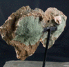 Pink Amethyst Sliced Specimen on Stand