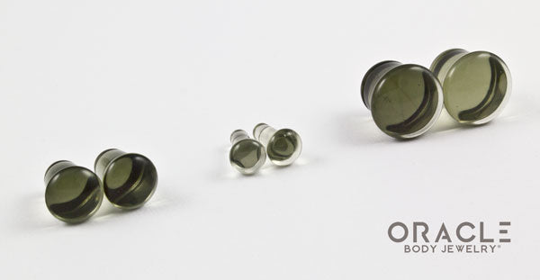 Grey Quartz Single Flare Plugs