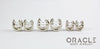 White Brass Saddles with Chains
