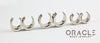 White Brass Saddles